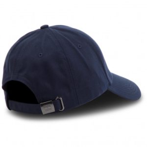 Casquette unisexe Tommy Hilfiger bleu marine en coton bio