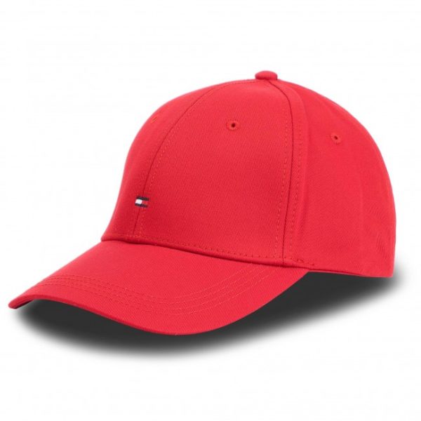 TOMMY HILFIGER Casquette à Drapeau brodé Rouge