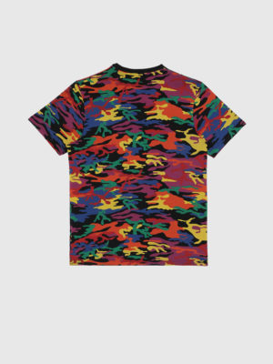 DIESEL T-shirt Pride à camouflage arc-en-ciel