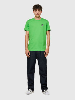 DIESEL T-shirt avec empiècement Logo D 12