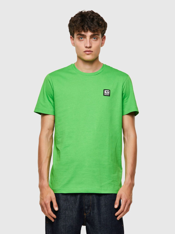 DIESEL T-shirt avec empiècement Logo D 9