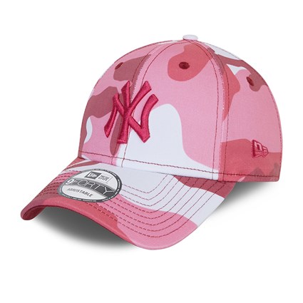 NEW ERA Casquette CAMO 9FORTY des NEW YORK YANKEES Rose Light
