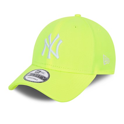 NEW ERA Casquette 9FORTY DES NEW YORK YANKEES Neon Pack Jaune Fluo