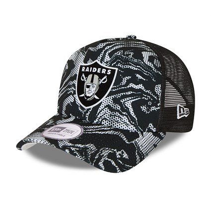 NEW ERA Casquette A-FRAME Trucker Seasonal CAMO LAS VEGAS RAIDERS