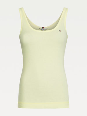 TOMMY HILFIGER Débardeur côtelé Lemon