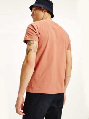 TOMMY HILFIGER T-Shirt en coton BIO à Logo Orange