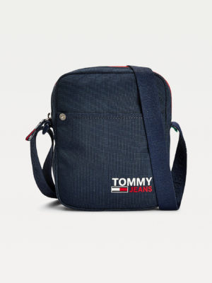 TOMMY JEANS Sacoche REPORTER CAMPUS à motif Logo Bleu Marine