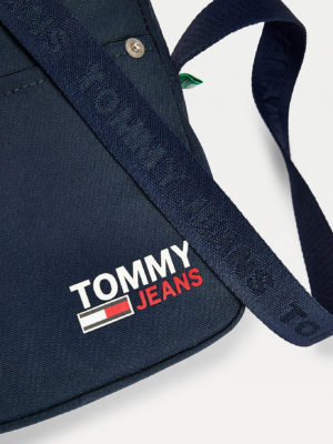 TOMMY JEANS Sacoche REPORTER CAMPUS à motif Logo Bleu Marine