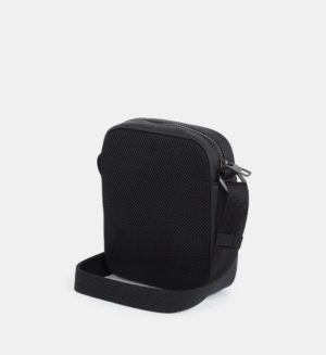 CALVIN KLEIN Sacoche bandoulière nylon recyclé piqué Noire