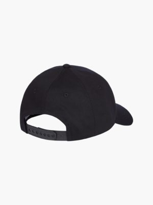 CALVIN KLEIN Casquette en sergé de coton avec grand logo CK Noire