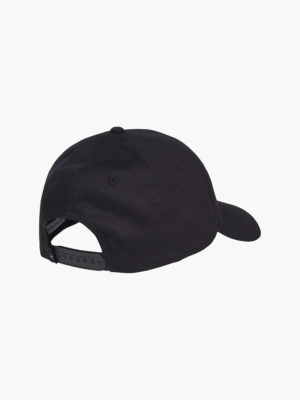 CALVIN KLEIN Casquette en sergé de coton irisé avec logo Noire