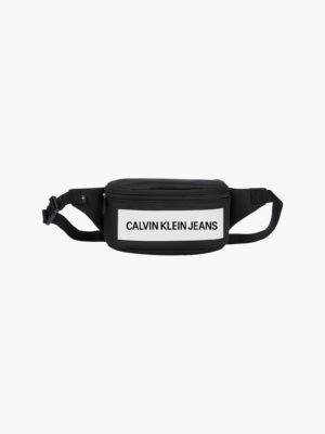 CALVIN KLEIN Sac banane en polyester recyclé Noir