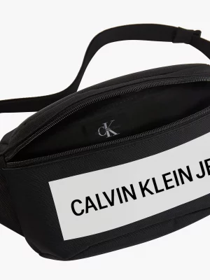 CALVIN KLEIN Sac banane en polyester recyclé Noir