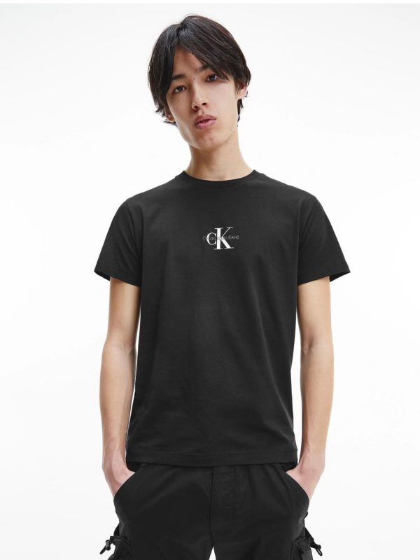 CALVIN KLEIN T-Shirt avec logo Noir