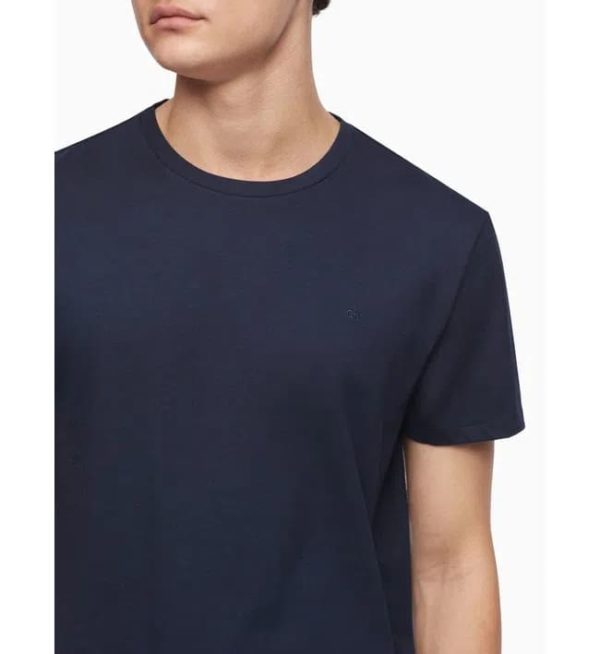 CALVIN KLEIN T-Shirt avec petit logo Bleu Marine