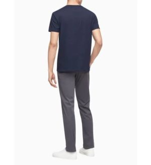 CALVIN KLEIN T-Shirt avec petit logo Bleu Marine