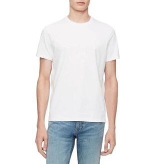 CALVIN KLEIN T-Shirt avec petit logo Blanc