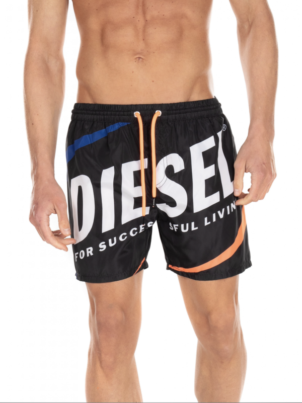 DIESEL Short de bain pliable BMBX-WAVE 2.017 Noir