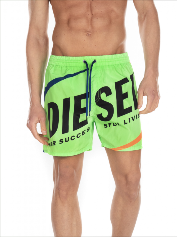 DIESEL Short de bain pliable BMBX-WAVE 2.017 Vert