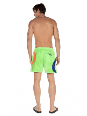 DIESEL Short de bain pliable BMBX-WAVE 2.017 Vert