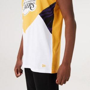 NEW ERA CAP DÉbardeur Jaune de la marée noire des LAKERS DE LOS ANGELES