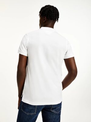 TOMMY HILFIGER Polo ajusté TH Cool Blanc