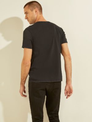 GUESS T-shirt Eco Morse Code Noir