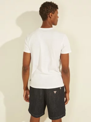 GUESS T-shirt logo sur le devant Blanc