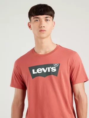 LEVI'S T-Shirt Housemark Original Rouge