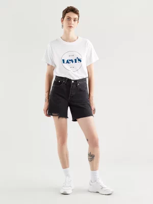 LEVI'S Short Mi-Cuisse 501® Noir