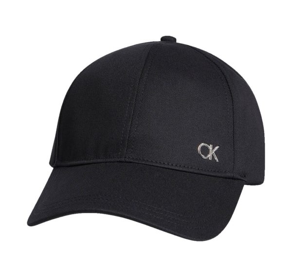 CALVIN KLEIN Casquette en sergé de coton bio Noir