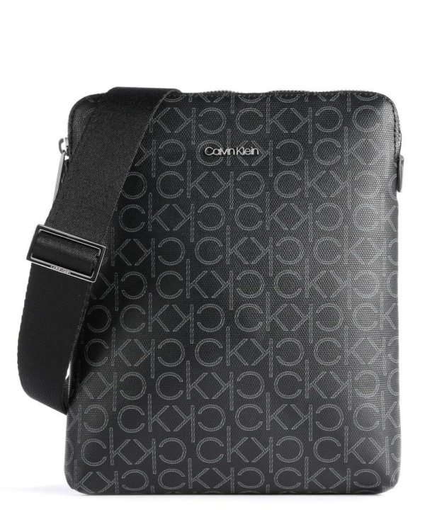 CALVIN KLEIN Sac bandoulière Minimalism polyester recyclé Noir