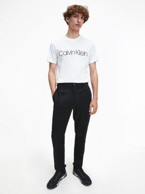 CALVIN KLEIN T-Shirt avec logo Blanc