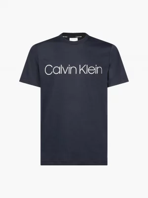 CALVIN KLEIN T-Shirt avec logo Bleu Marine