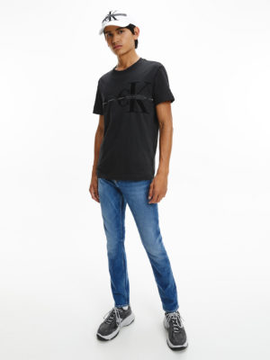 CALVIN KLEIN T-Shirt avec logo CK Noir 2