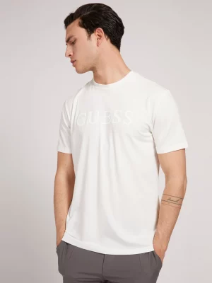 GUESS T-shirt logo frontal Blanc