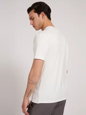 GUESS T-shirt logo frontal Blanc