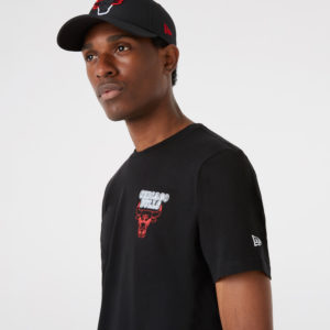 NEW ERA T-Shirt Chicago Bulls NBA Neon Noir