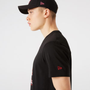 NEW ERA T-Shirt LA Dodgers Camo Logo Noir