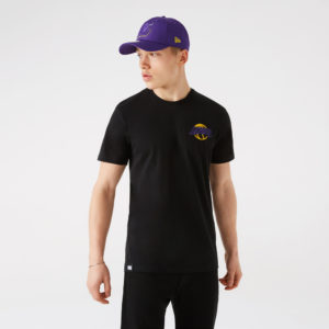 NEW ERA T-Shirt LA Lakers NBA Neon Noir