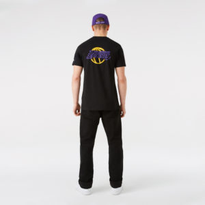 NEW ERA T-Shirt LA Lakers NBA Neon Noir