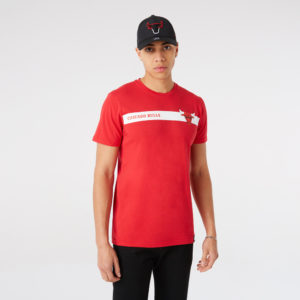 NEW ERA T-Shirt Logo de l’équipe Chicago Bulls Rouge