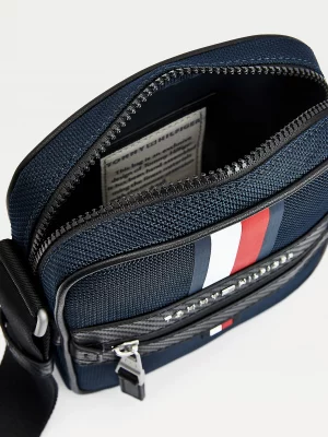 TOMMY HILFIGER Petit sac Reporter Elevated en tissu Bleu Marine