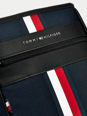 TOMMY HILFIGER Petit sac à bandoulière à bande emblématique Bleu Marine