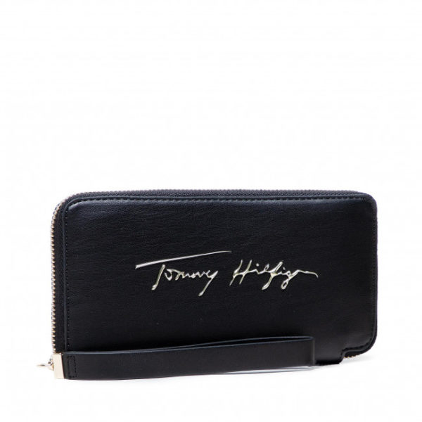 TOMMY HILFIGER Portefeuille grand format Noir