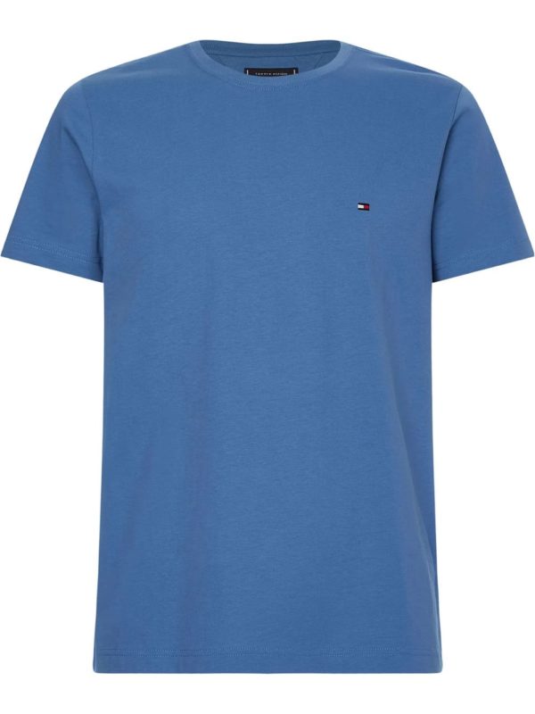 TOMMY HILFIGER T-Shirt coupe Regular en coton essentiel Bleu 1
