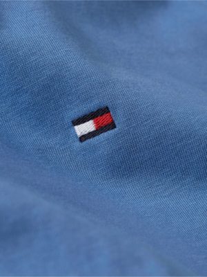 TOMMY HILFIGER T-Shirt coupe Regular en coton essentiel Bleu 3