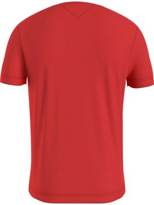 TOMMY HILFIGER T-Shirt coupe Regular en coton essentiel Rouge