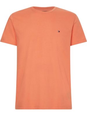 TOMMY HILFIGER T-Shirt coupe Regular en coton essentiel Orange