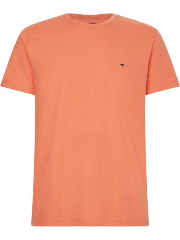 TOMMY HILFIGER T-Shirt coupe Regular en coton essentiel Orange